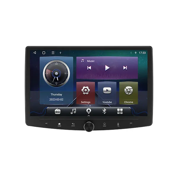 10.1 Inch Automotive Multimedia System Android Auto DSP CarPlay Car Radio Screen with Rotating Design-7