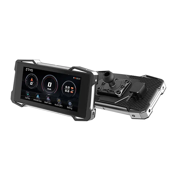 7 Inch Motorbike Multimedia Display Screen Waterproof Wireless CarPlay Android Auto Navigation (4)