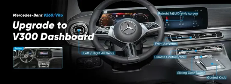 AUDIOSOURCES Mercedes-Benz V260Vito Dashboard Upgrade - Transform into V300 Style