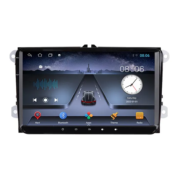 Android 13 Octa Core IPS Screen Car Stereo Auto Radio Car DVD Player GPS for Volkswagne VW PQ Universal-2