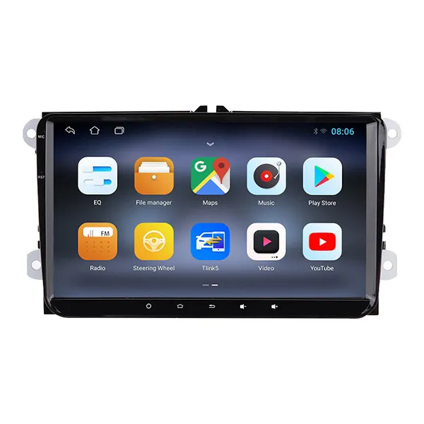 Android 13 Octa Core IPS Screen Car Stereo Auto Radio Car DVD Player GPS for Volkswagne VW PQ Universal-3