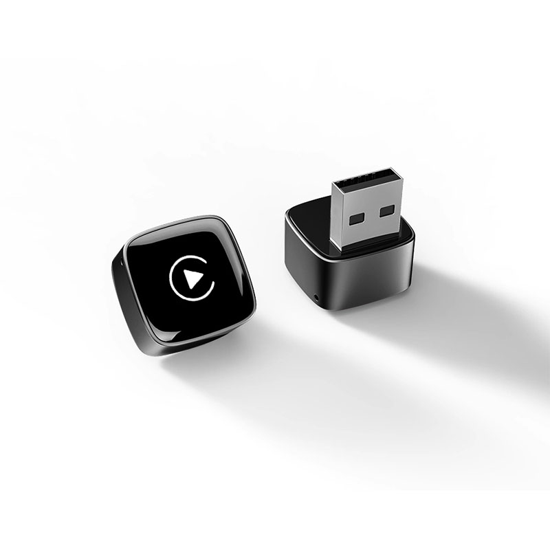 2 in 1 Wireless CarPlay Dongle Adapter Plug in Play Easy Connect