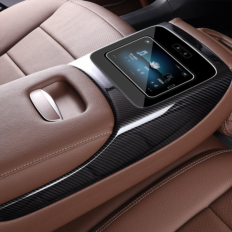 Car Rear Center Armrest Entertainment Display Screen for Mercedes Benz GLS GLE 2020 2023 Upgrade Kit