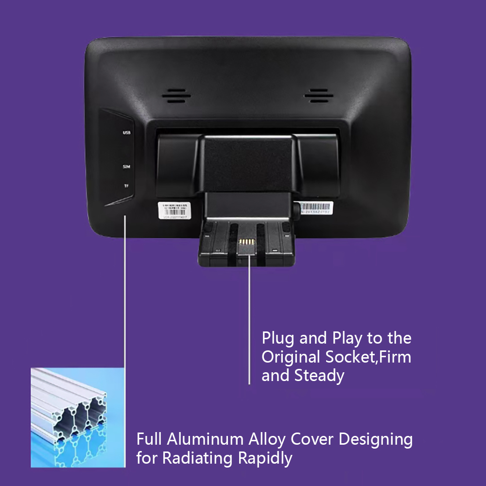 13.3 Inch QLED Touch Screen Car Headrest Monitor Android System Rear Seat Entertainment Player Stereo for Mercedes Benz GLS/GLE