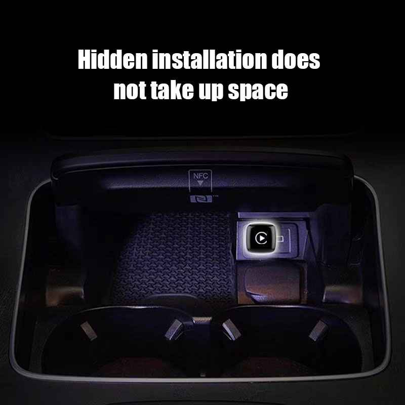 2 in 1 Wireless CarPlay Dongle Adapter Plug in Play Easy Connect