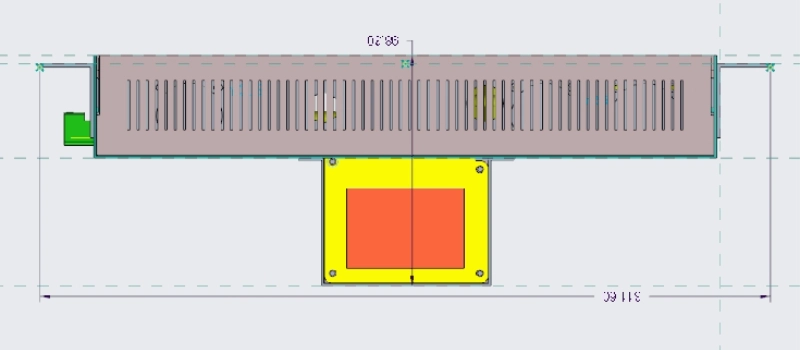 Specifications and parameters of the laser projection host 2
